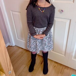 Oshkosh Bgosh girls Floral open back Dress size 7